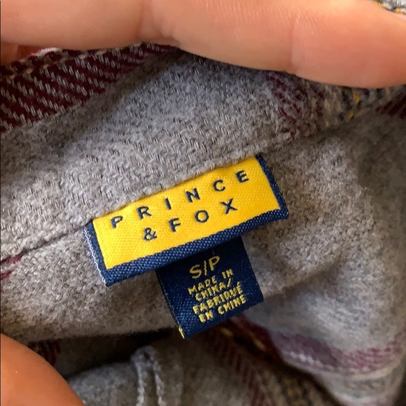 Prince Fox Grey Patterned Skirt - Picture 2 of 2